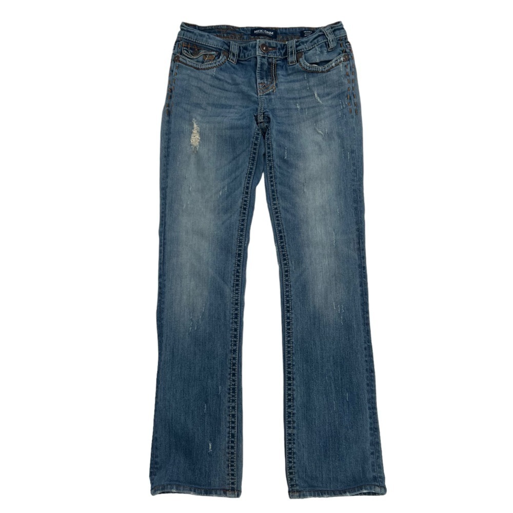 MEK DNM Oaxaca Straight Leg Distressed Jeans Size 27 Women’s